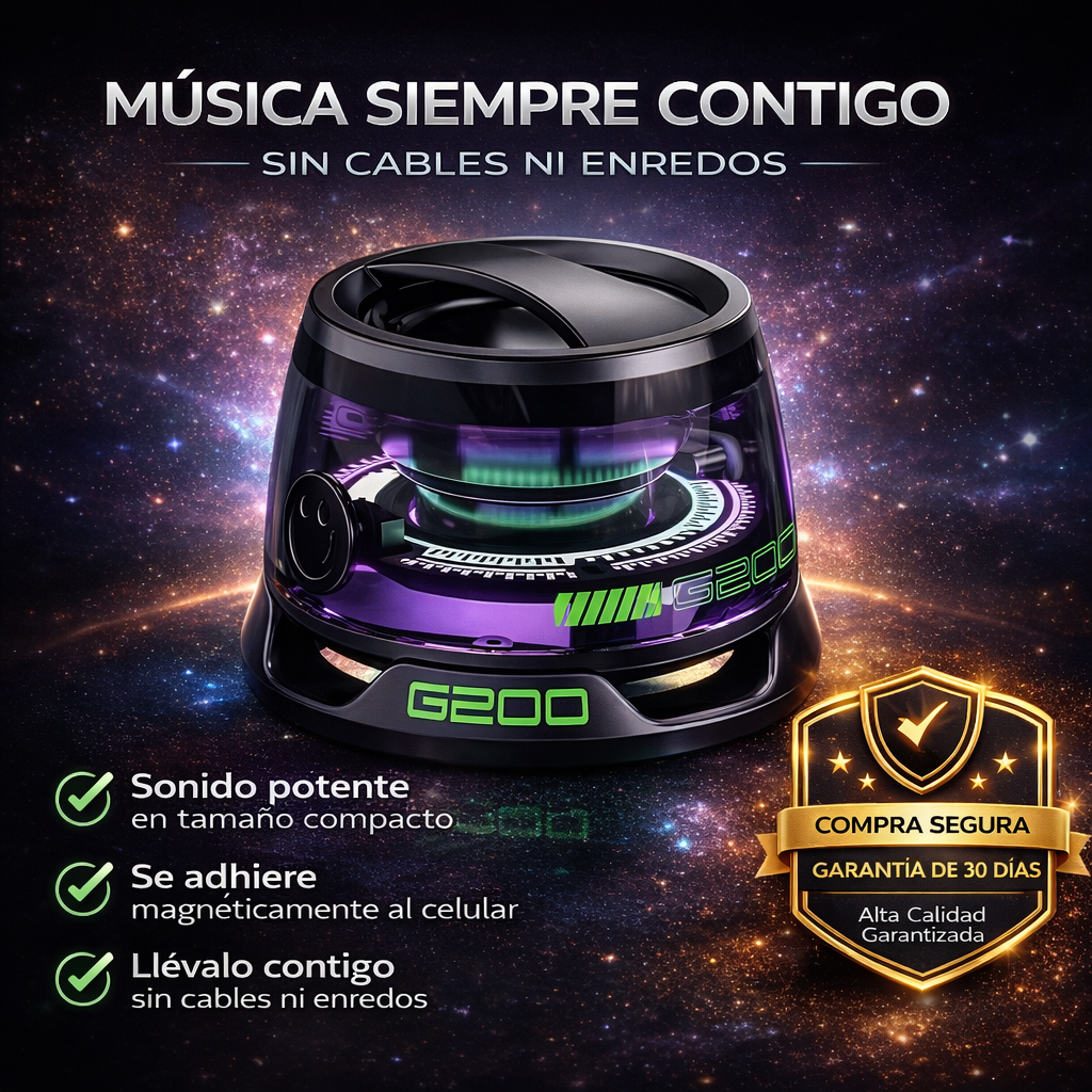 Parlante Magnético Portátil MagBOOM Pro G200