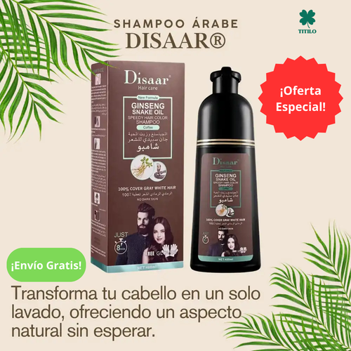 SHAMPOO COLORANTE TINTE CUBRE CANAS