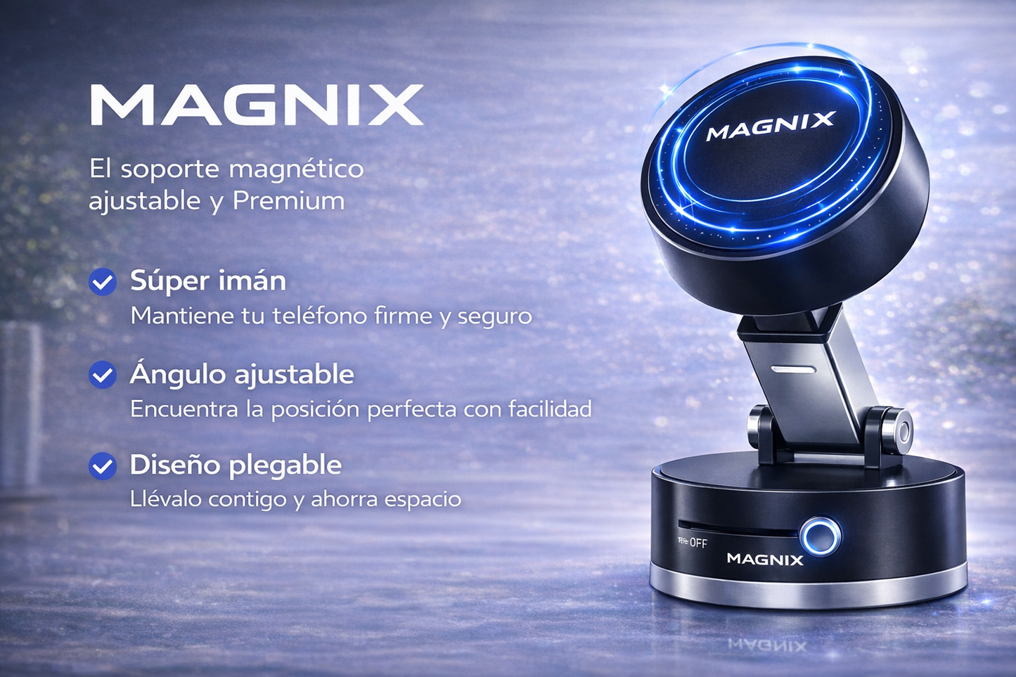 Soporte Magnético Plegable MAGNIX