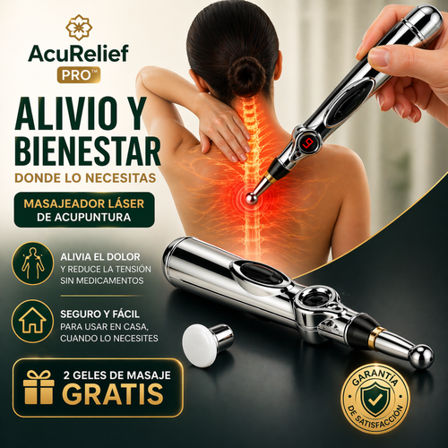 AcuRelief Pro™ – Masajeador Láser de Acupuntura