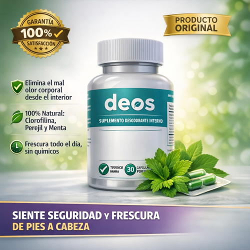 DEOS DESODORANTE INTERNO EN CÁPSULAS