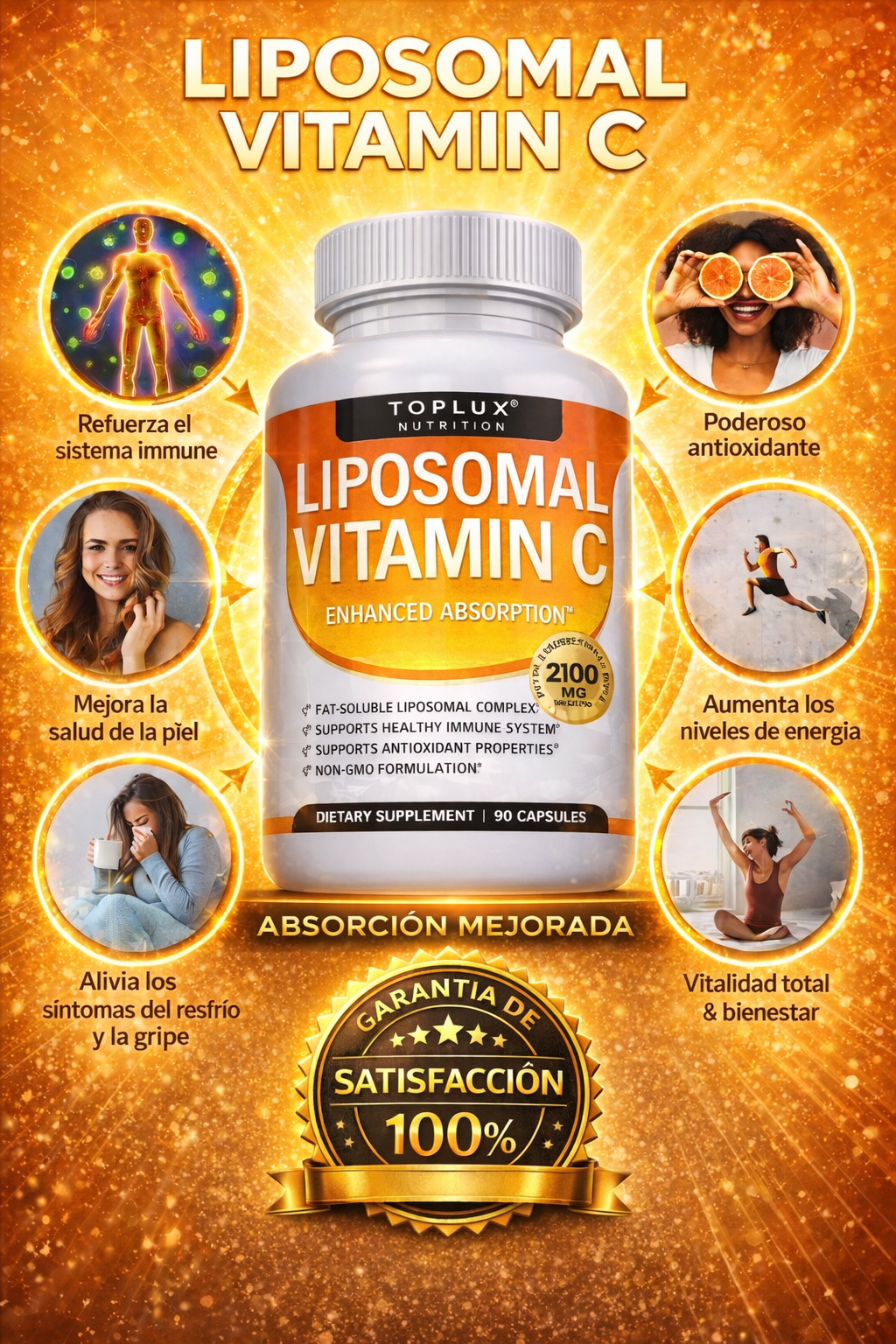 VITAMINA C LIPOSOMAL 60 Cápsulas